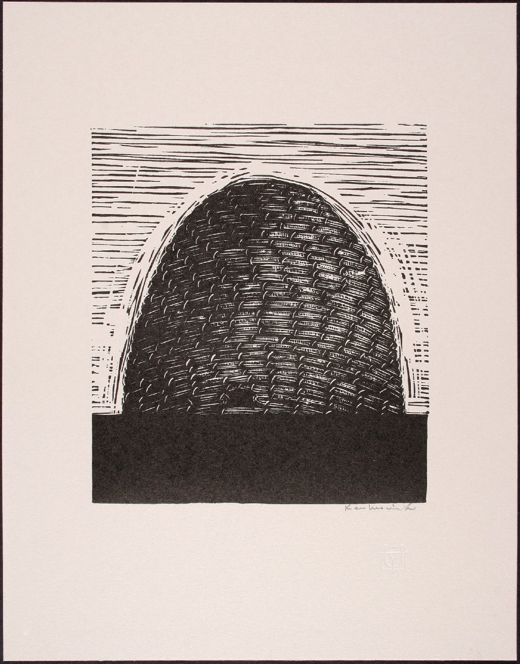 Beehive – Hand Printed Etching  (SOLD)