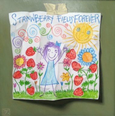 Young Artist Shows Promise – Strawberry Fields Forever  (SOLD)